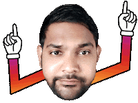 Aamir Ahmed Sticker by BORN ON INSTAGRAM
