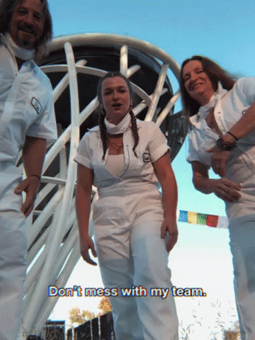 hannahmarierush white team foot stomp GIF