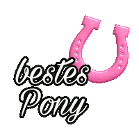 Pony Hufeisen Sticker