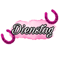 Rosa Wochentag Sticker