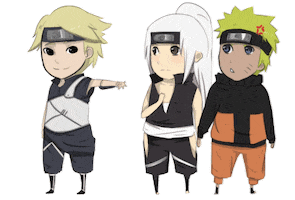 Naruto Vs Sasuke Sticker