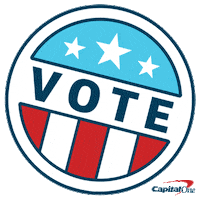 Vote Sticker by Capital One