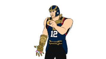 Terrifying New England Patriots Sticker by Bleacher Report
