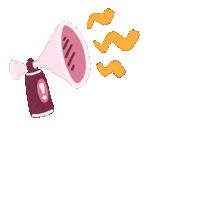 pineapplesheep excited loud announcement promotional Sticker