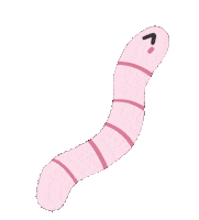 pineapplesheep worm wiggle pineapple sheep pineapplesheep Sticker