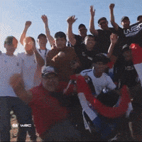 Happy Paraguay Flag GIF by FIA World Rally Championship