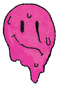 Pink Melting Sticker