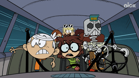 Driving Loud House GIF by Nickelodeon