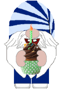 Happy Birthday Gnome Sticker