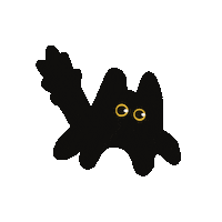 Black Cat Sticker