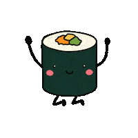 Excited Food Sticker by HAPPI HAPPU