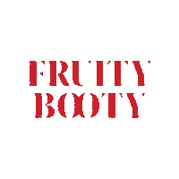 Logo Sticker by Fruity Booty