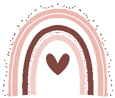 hollypixels heart rainbow rainbow heart hollypixels Sticker