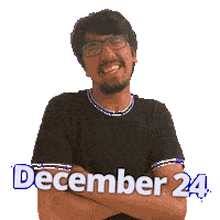 24 December Sticker