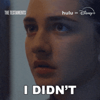 The Testaments I Didnt GIF by HULU