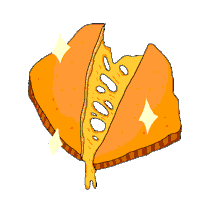 Grilled Cheese Food Sticker