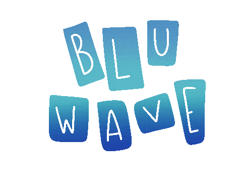 BluWave giphyupload design creative typequeen Sticker