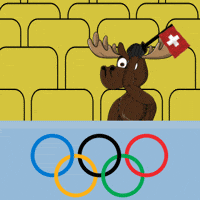 DoYouMoose cheer support olympics web3 GIF