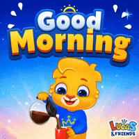 Good Morning GIF by Lucas and Friends by RV AppStudios