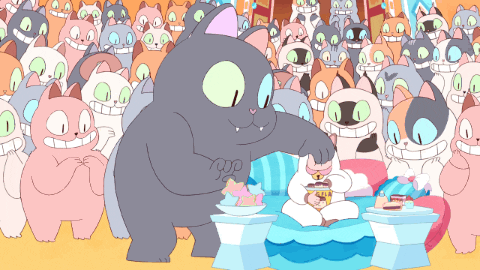 cartoon hangover GIF by Bee and Puppycat