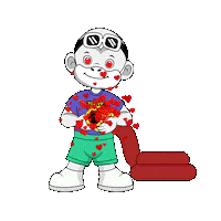 Te Amo Love Hearts Sticker by Zhot