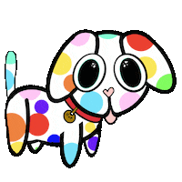 Dog Rainbow Sticker