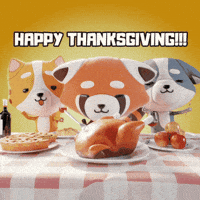 Give Thanks Family GIF by The Plooshies