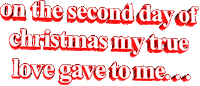 12 days of christmas Sticker by AnimatedText