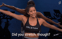 Stretching GIF by Peloton