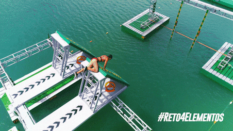 sport jump GIF by Tiny Horse LLC