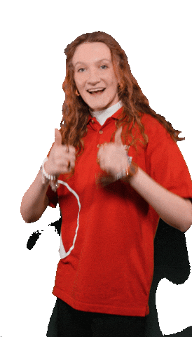 Well Done Thumbs Up Sticker by Felix Schoeller