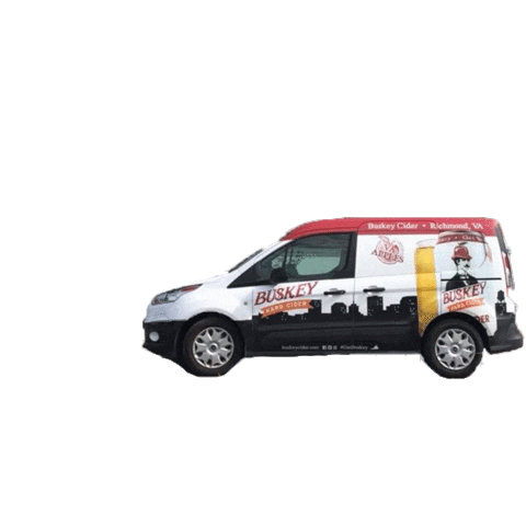 Delivery Truck Sticker by Buskey Cider