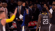 High Five Golden State Warriors GIF by NBA