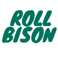Bison Nc Sticker by Nichols College