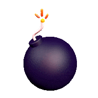 LesIgnobles fun 3d explosion app Sticker