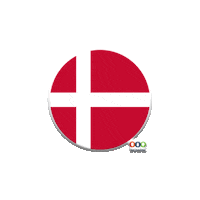 Flag Denmark Sticker by wowcreative@wowpik.vn