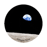 Space Moon Sticker