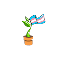 therosemontoya lgbt trans transgender pun Sticker