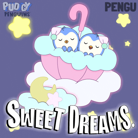 Good Night Sleeping GIF by Pudgy Penguins