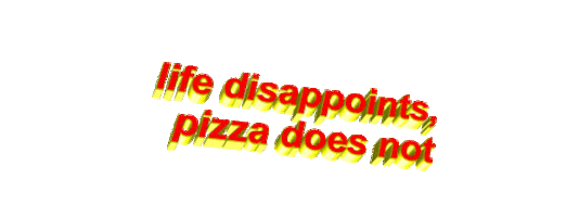 pizza life Sticker by AnimatedText
