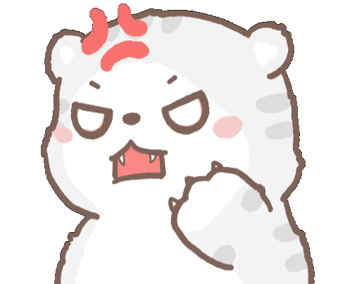 Angry Cat Sticker