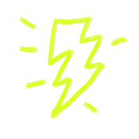 smolgul light line storm lightning Sticker