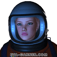 Space Scifi Sticker by Eva Garner The Secret of Eden