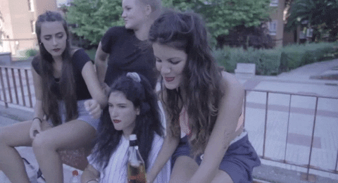 mom + pop music alcohol GIF by Hinds