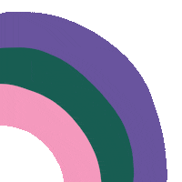 Rainbow Shape Sticker