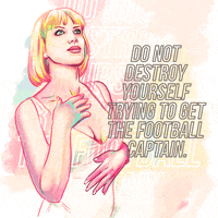 Courtney Love Illustration GIF by gifnews