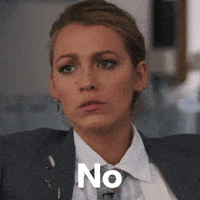 I Cant No Way GIF by Blake Lively Fan