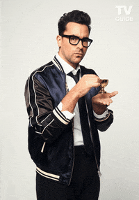 tvguide tea schitts creek dan levy david rose GIF
