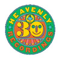 Heavenly 30Th Sticker by Heavenly Recordings