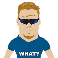 What Confused Sticker by South Park